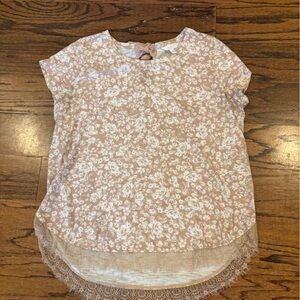 Floral Lace Women's Top